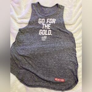 Olympic Team USA 2016 Rio De Janeiro Small Grey Tank
